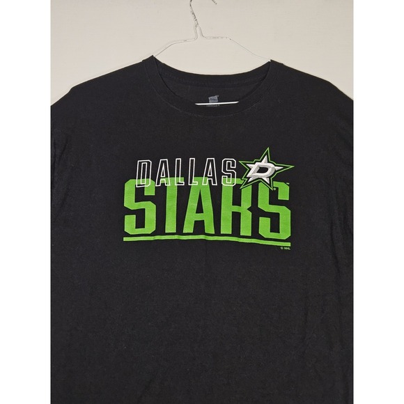 Hanes Comfortsoft Heavy Weight Dallas Stars Black NHL short sleeve shirt XL - Picture 4 of 12